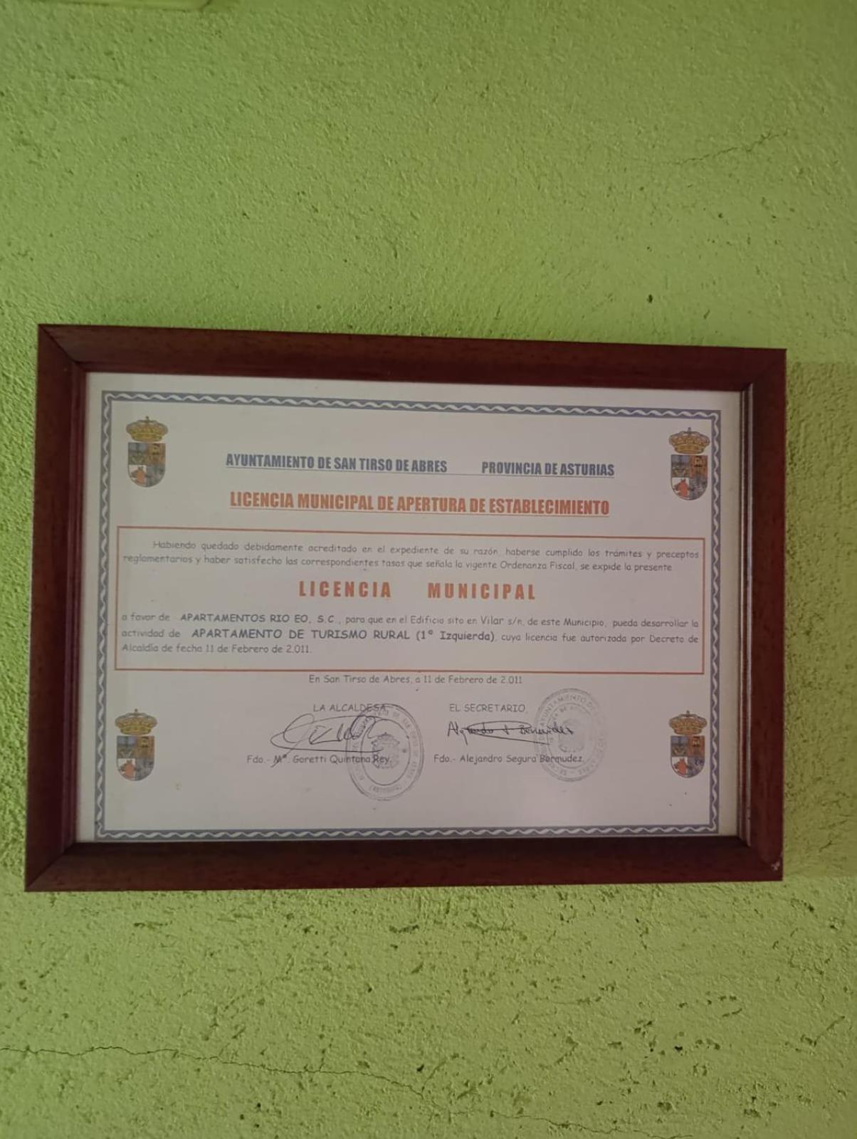 Apartamentos Rio Eo San Tirso de Abres ภายนอก รูปภาพ